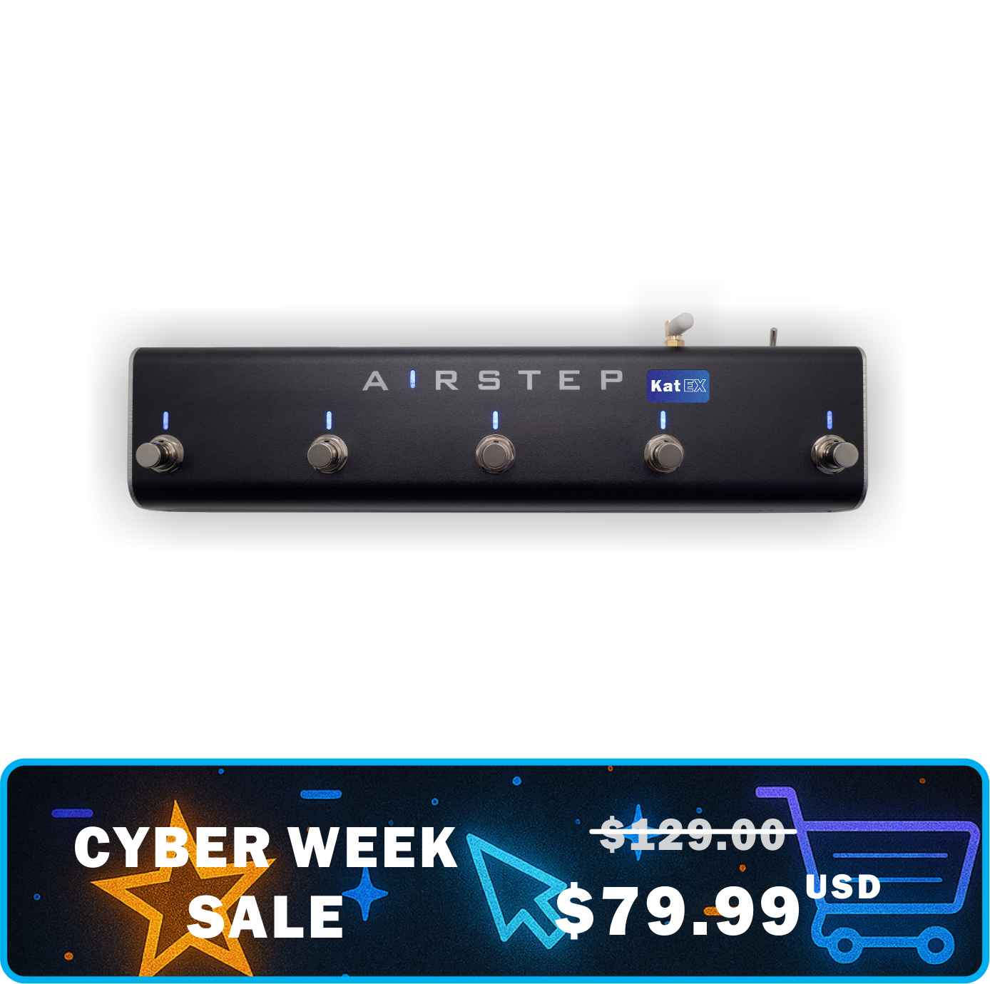 AIRSTEP Kat EX Edition | The Ultimate Foot Controller for KATANA Gen3, MkII & MkI