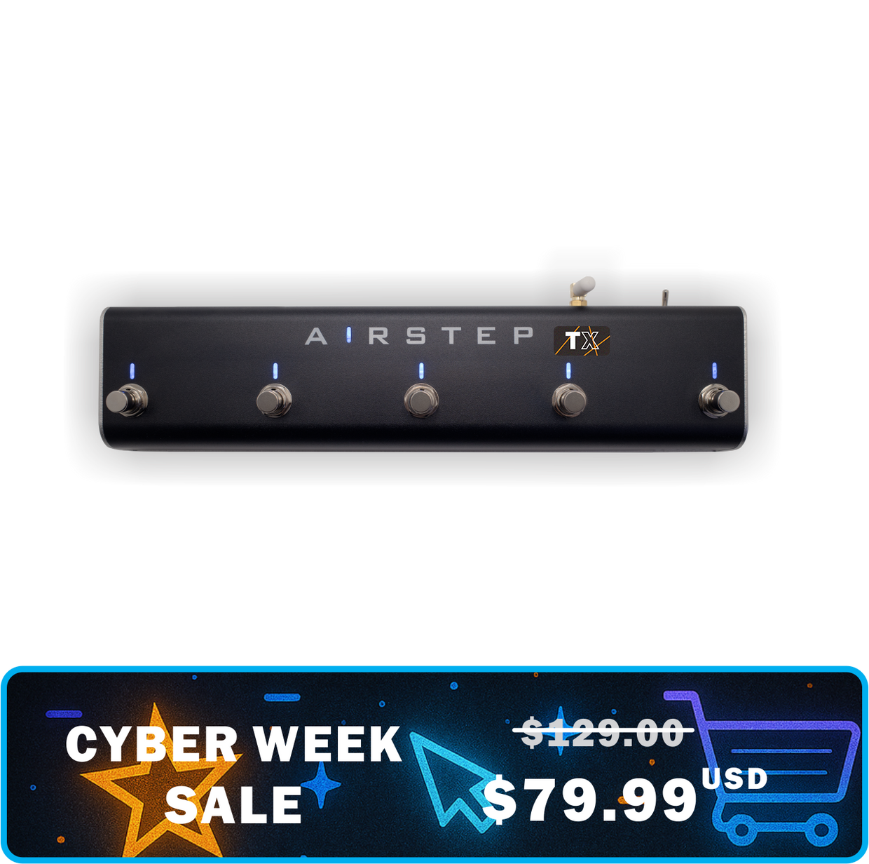 AIRSTEP TX Edition | The Ultimate Foot Controller for TONEX ONE & PEDAL