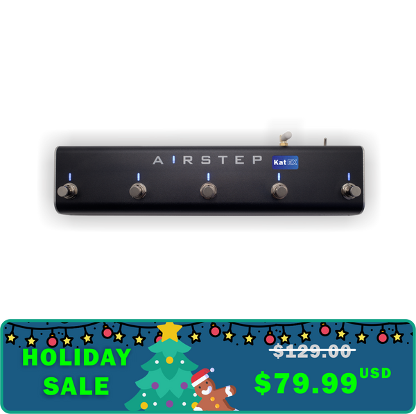 AIRSTEP Kat ギターエフェクターコントローラー AIRSTEP Kat EX Edition | The Ultimate Foot Controller for KATANA