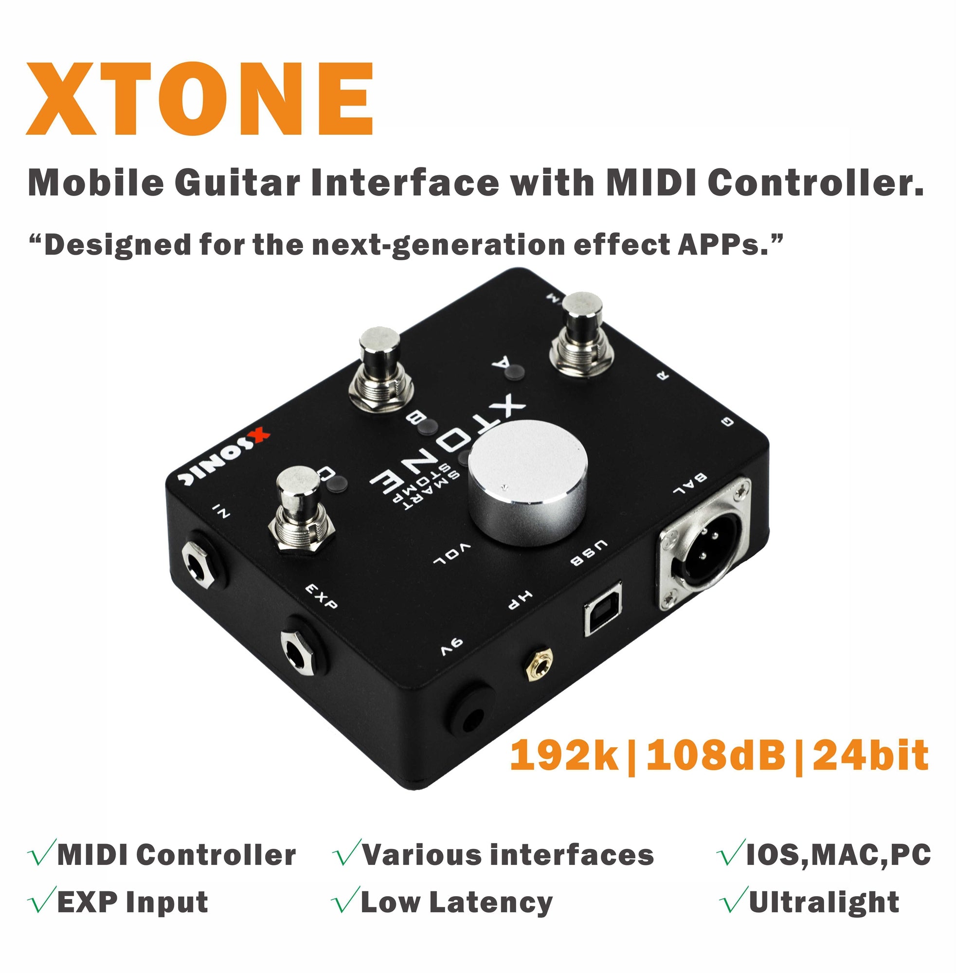 XTONE | Guitar Smart Audio Interface