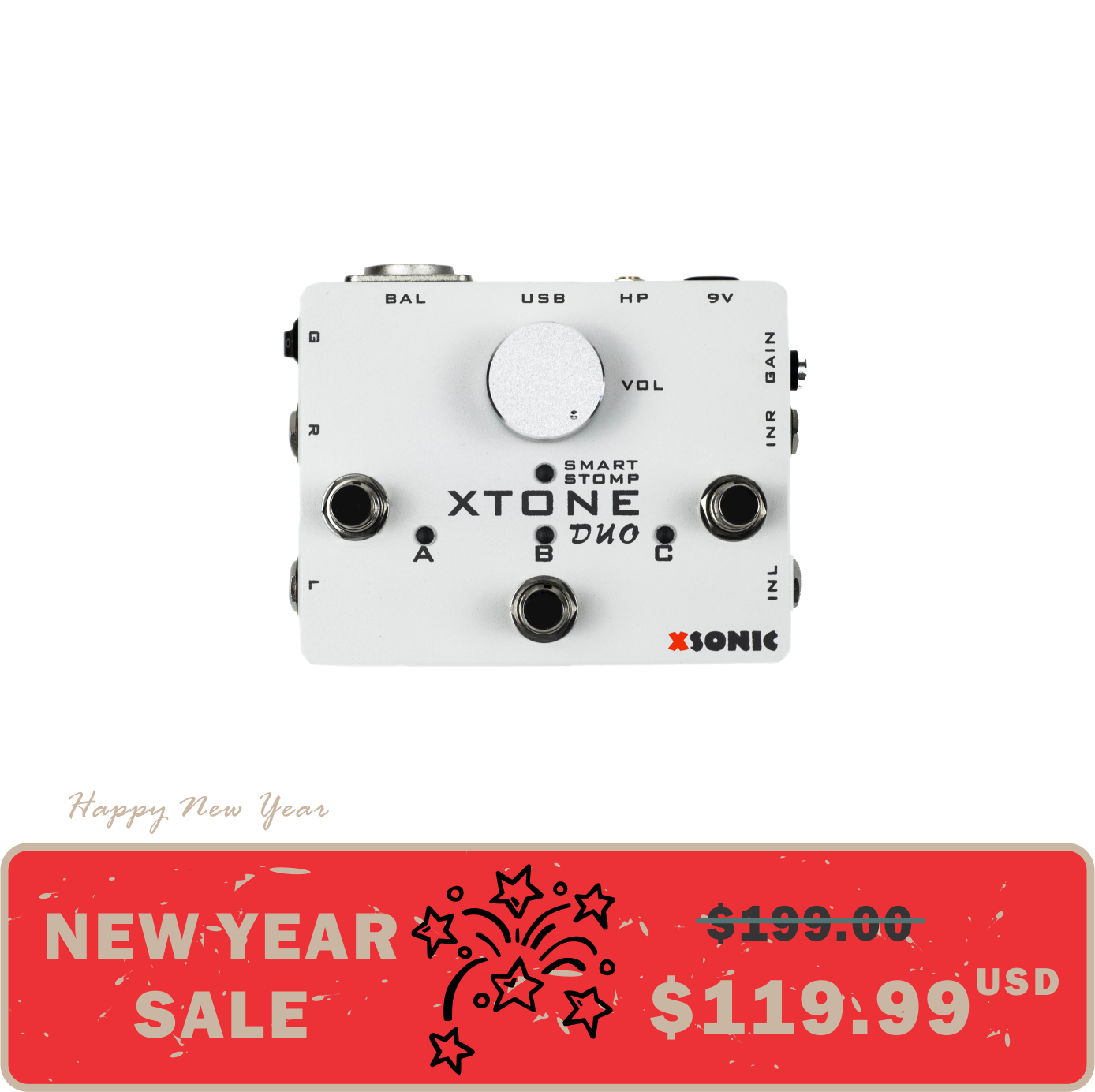 XTONE Duo | Guitar&Mic Smart Audio Interface