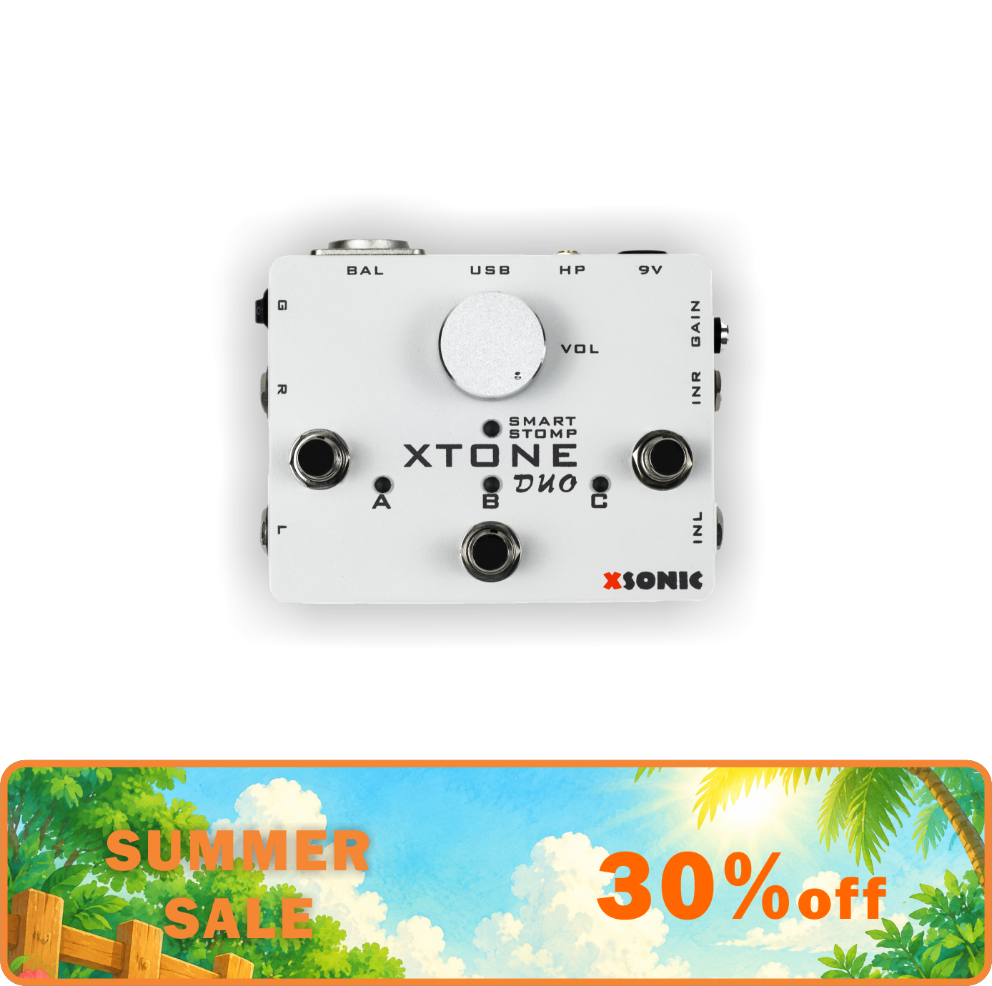 XTONE Duo | Guitar&Mic Smart Audio Interface