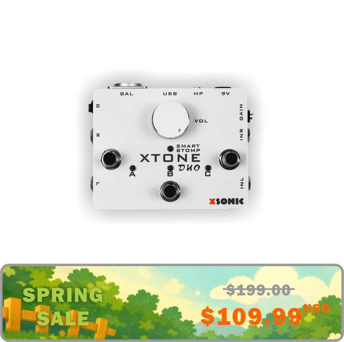 XTONE Duo | Guitar&Mic Smart Audio Interface