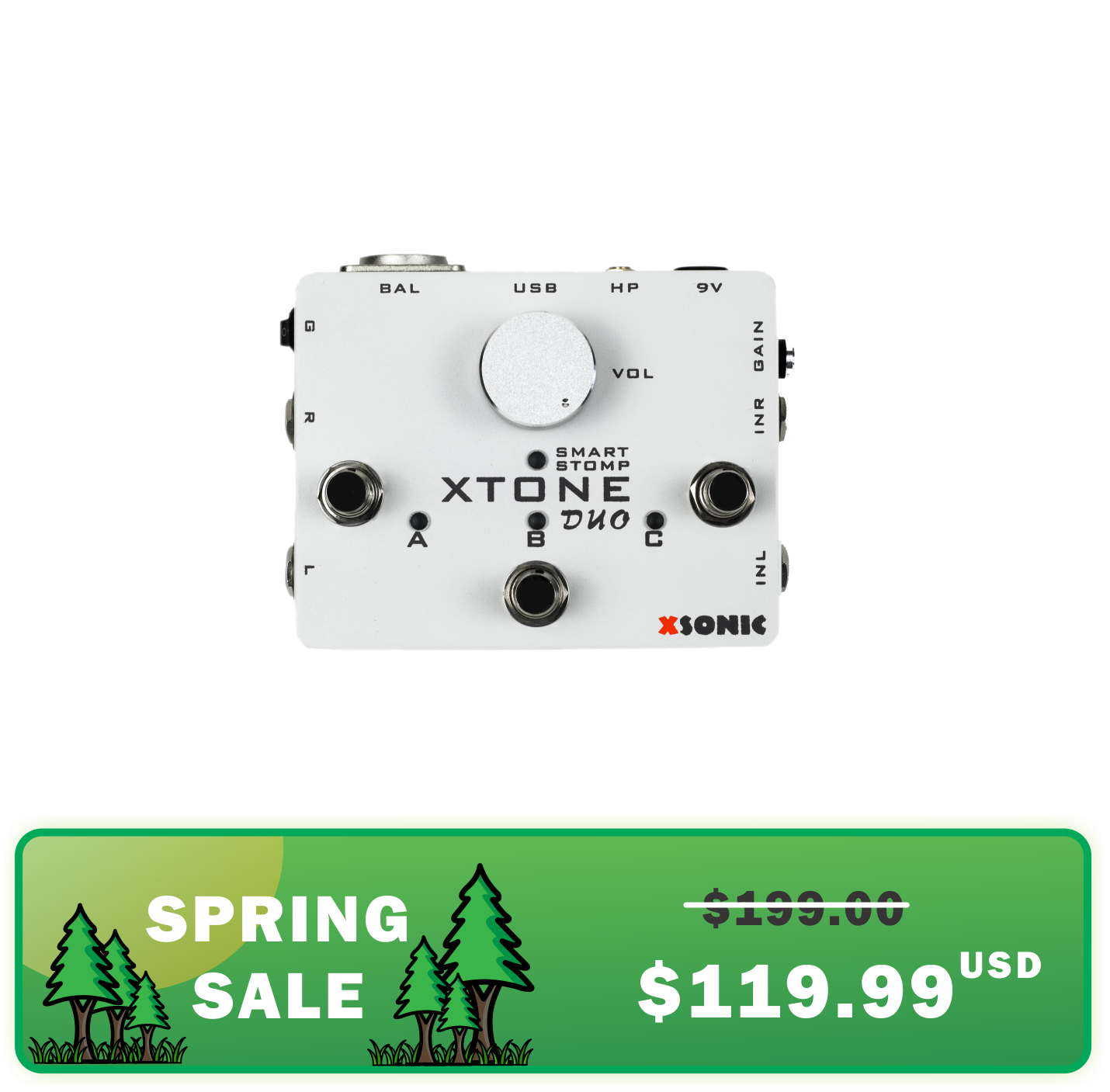 XTONE Duo | Guitar&Mic Smart Audio Interface