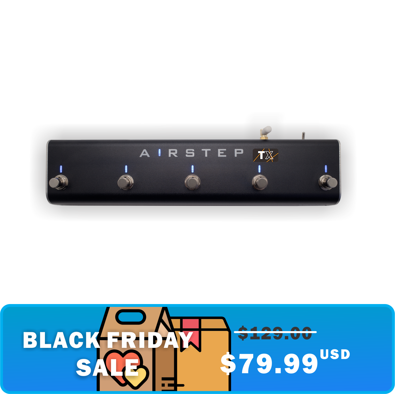 AIRSTEP TX Edition | The Ultimate Foot Controller for TONEX ONE & PEDAL