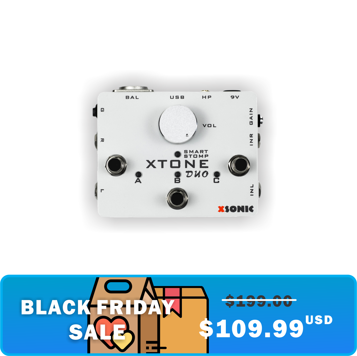 XTONE Duo | Guitar&Mic Smart Audio Interface