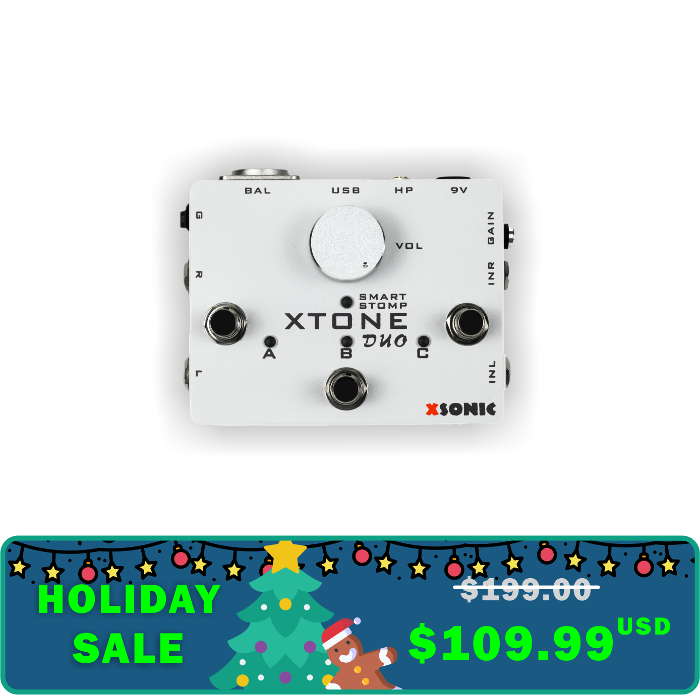 XTONE Duo | Guitar&Mic Smart Audio Interface