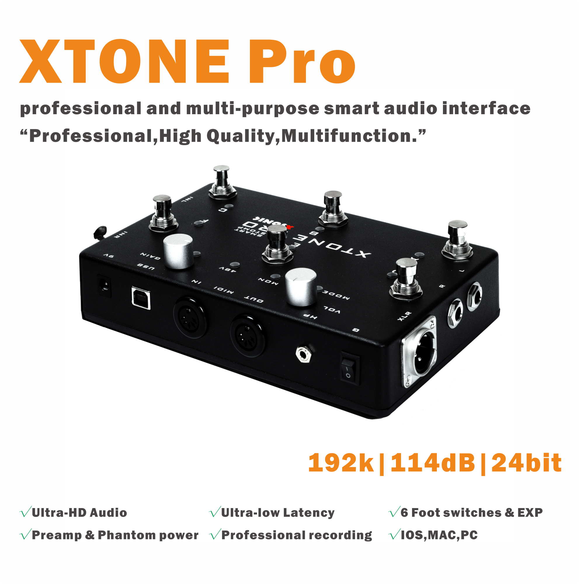 XTONE Pro | Professional Smart Audio Interface