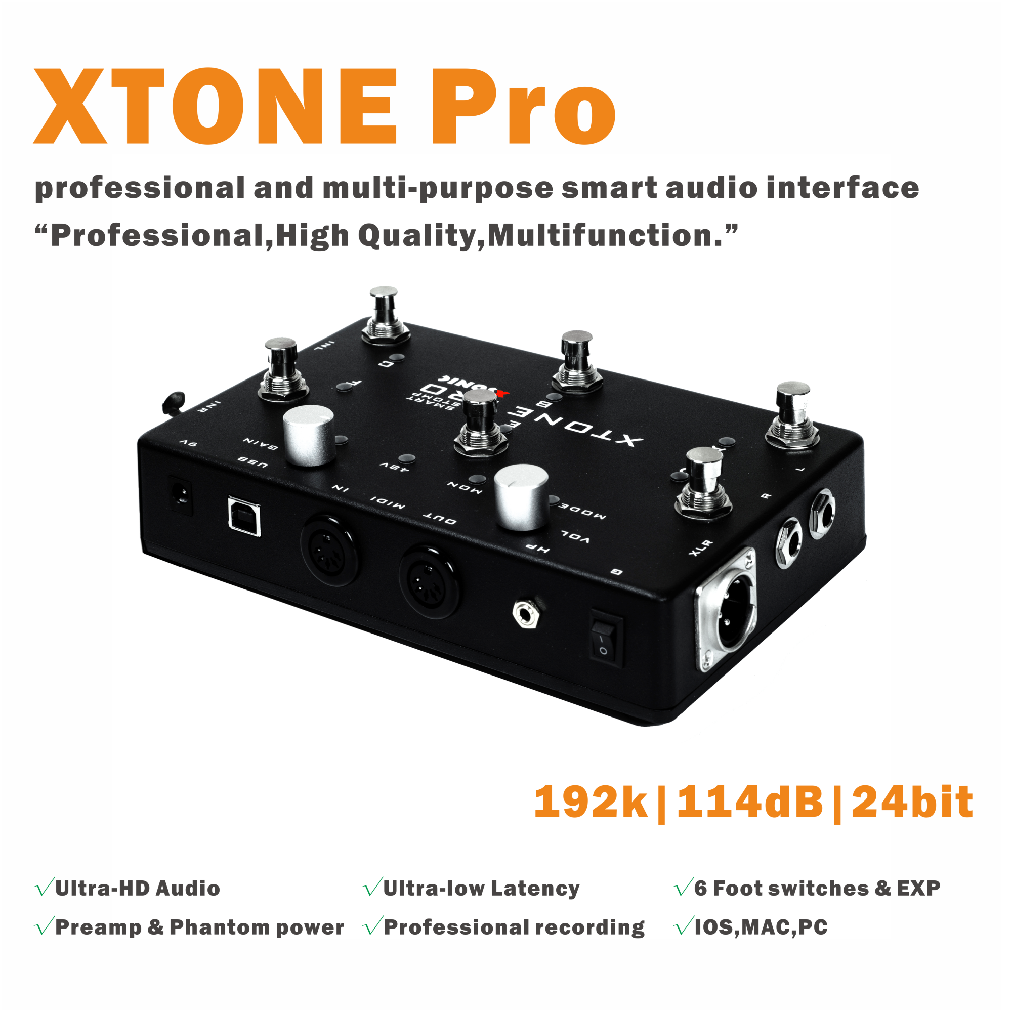 【即購入可・新品未使用】XTONE PROオーディオインターフェース XTONE Pro | Purchase | XSONIC